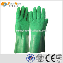 SUNNYHOPE Latex on Palm Coated back open gloves factory gloves